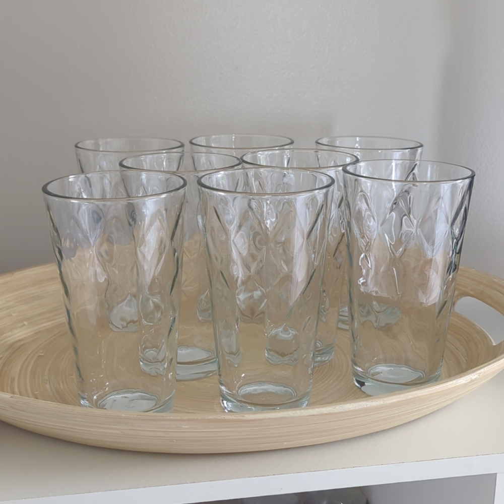 Set of 8 glasses